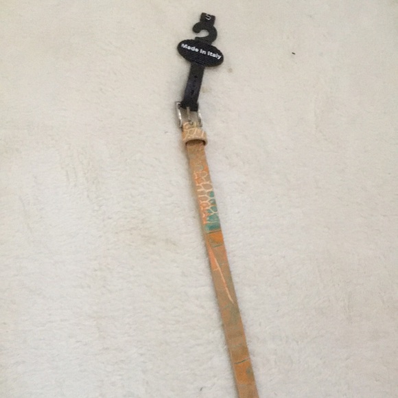 Elegant Multicolor Leather Belt